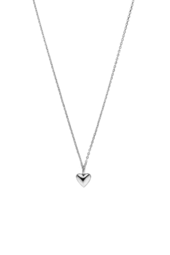 Heart Necklace Silver