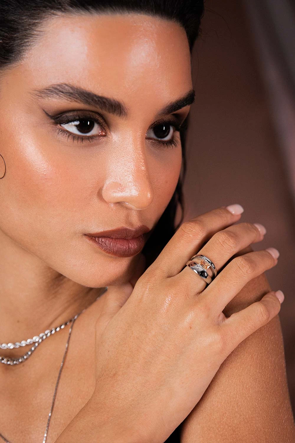 Rose Radiant Ring Silver – Bild 2