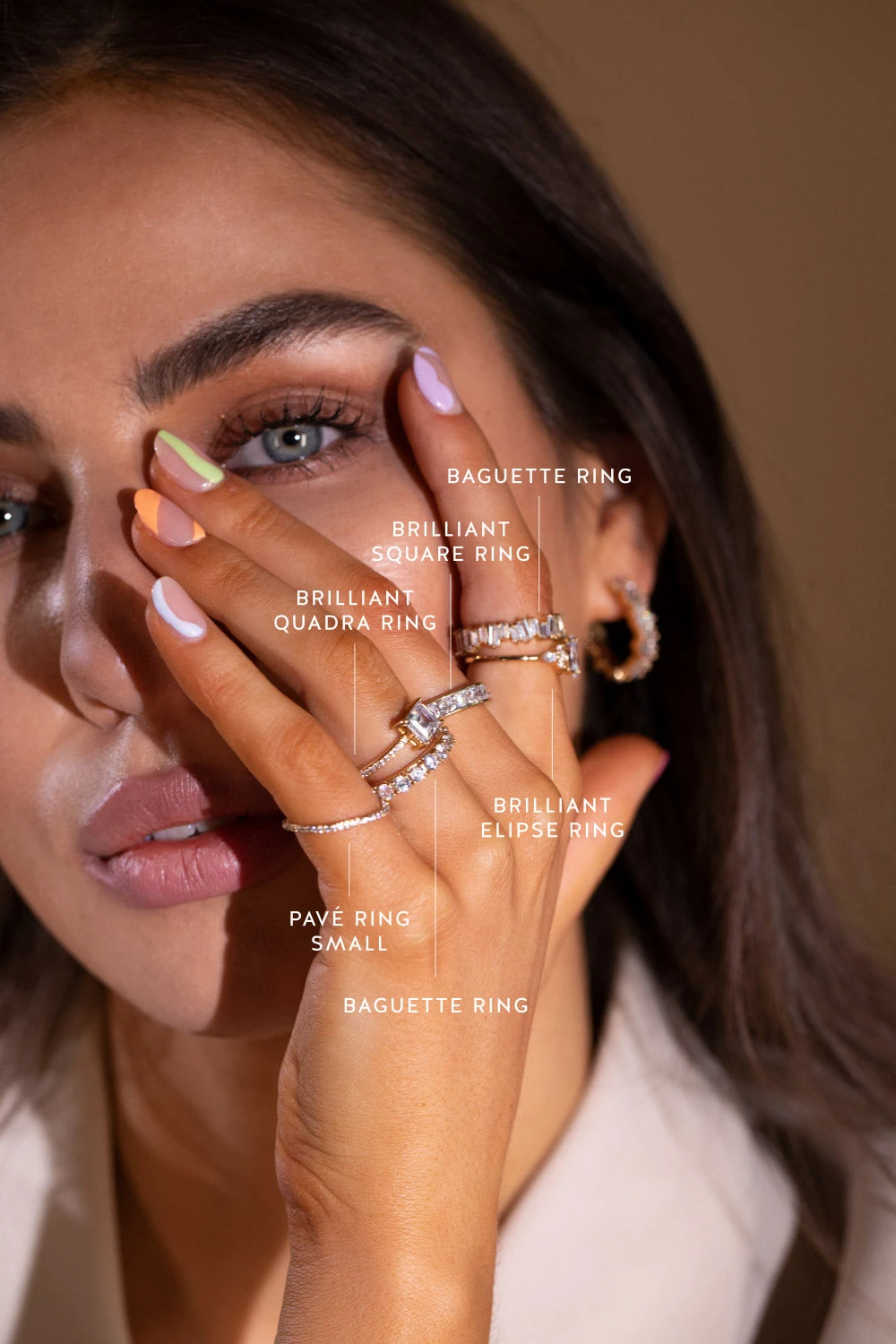 Baguette Ring 14K Gold Plated – Bild 4