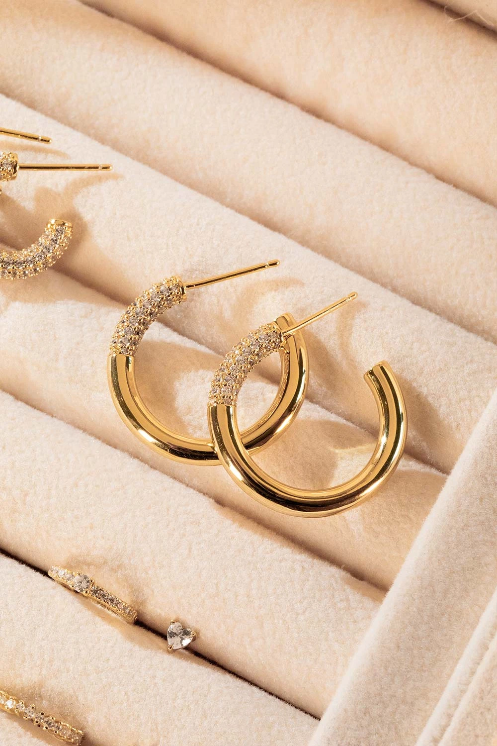 Éclat Hoops 14K Gold Plated – Bild 4