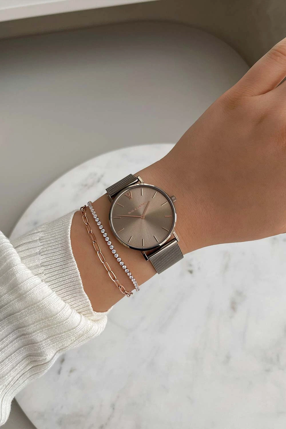 Bicycle Chain Bracelet 14K Rose Gold Plated – Bild 2