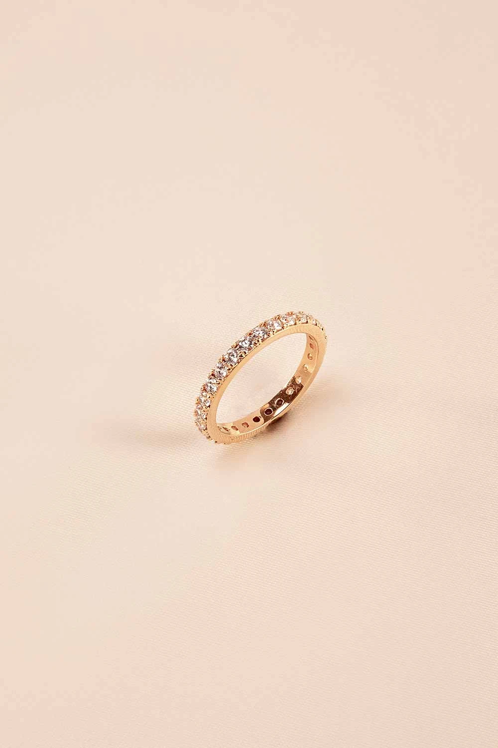 Pavé Ring Rose Gold – Bild 3