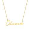 Name Necklace Italics