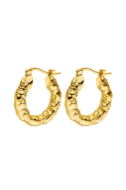 Amalfi Molten Hoops 14K Gold Plated