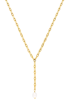 Amalfi Y-Necklace 14K Gold Plated