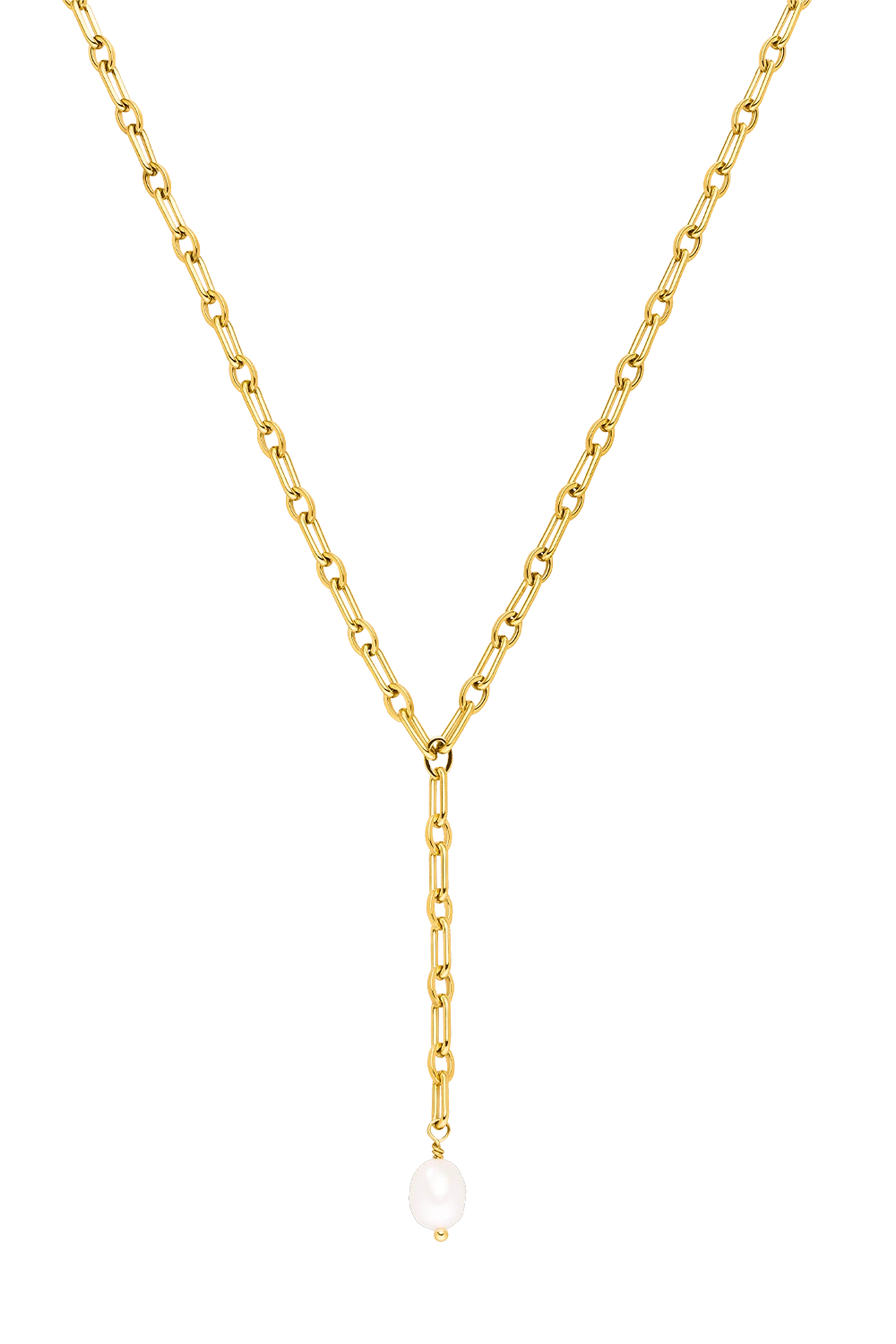Amalfi Y-Necklace 14K Gold Plated
