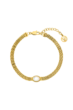 Amalfi Mesh Bracelet 14K Gold Plated