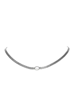 Amalfi Mesh Necklace Silver