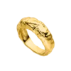 Amalfi Molten Ring 14K Gold Plated