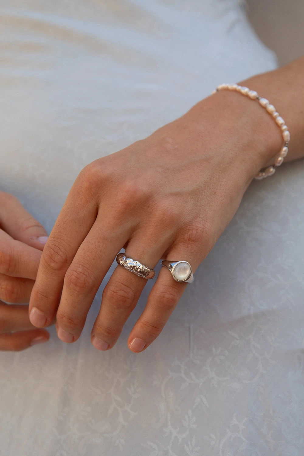 Amalfi Signet Ring Silver – Bild 5