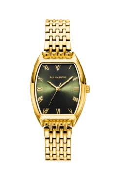 Avenue Green Watch Gold