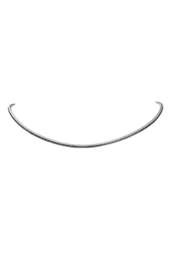 Avenue Snake Necklace Silver