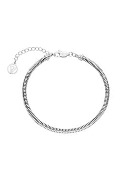 Avenue Snake Bracelet Silver