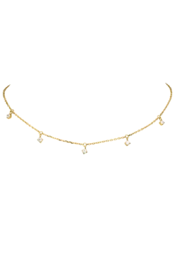Sparkling Choker 14K Gold Plated