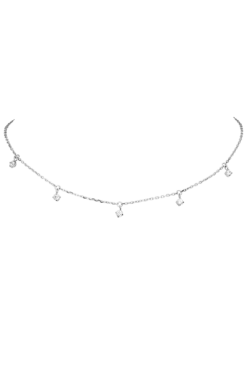 Sparkling Choker Silver