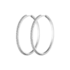 Allira Hoops Extra Large Silver