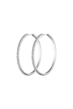 Allira Hoops Extra Large Silver