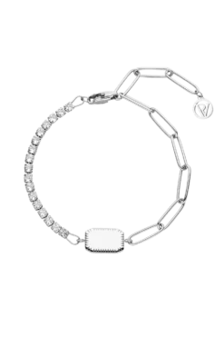 Sparkling Link Bracelet Silver