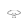 Brilliant Oval Ring Silver