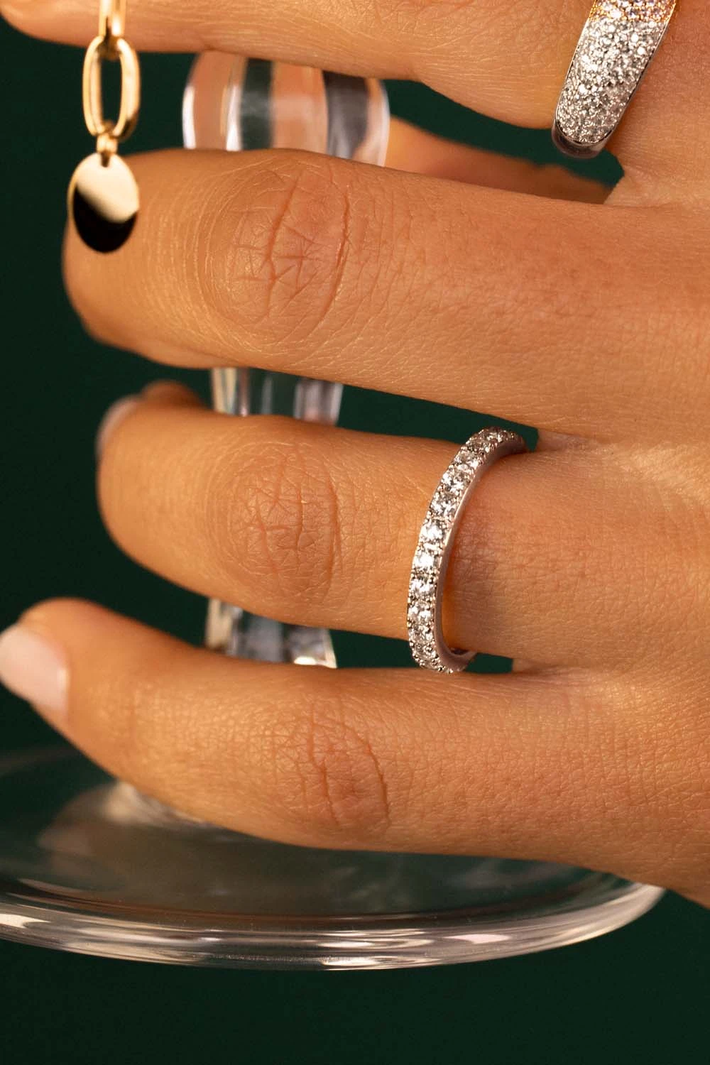 Pavé Ring Silver – Bild 2