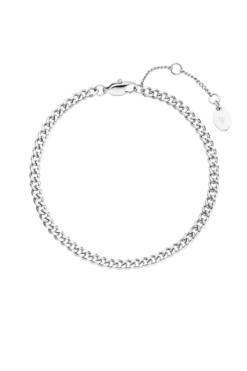 Delicate Curb Bracelet Silver
