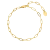 Bicycle Chain Bracelet 14K Gold Plated