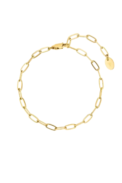 Bicycle Chain Bracelet 14K Gold Plated