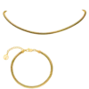 Avenue Snake Chain Set Gold