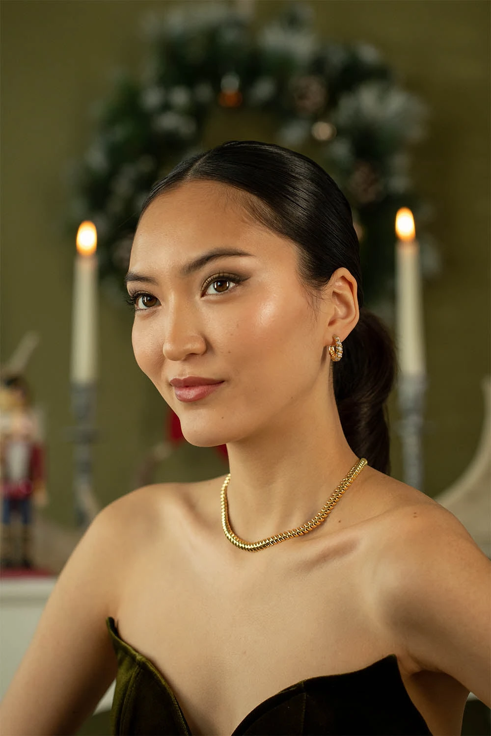 Sparkle Twisted Hoops 14K Gold Plated – Bild 4